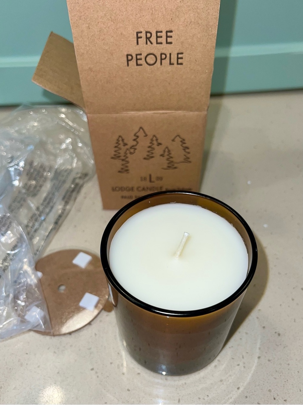 Free People 1809 Lodge Candle in Amber Glass - Picture 6 of 11